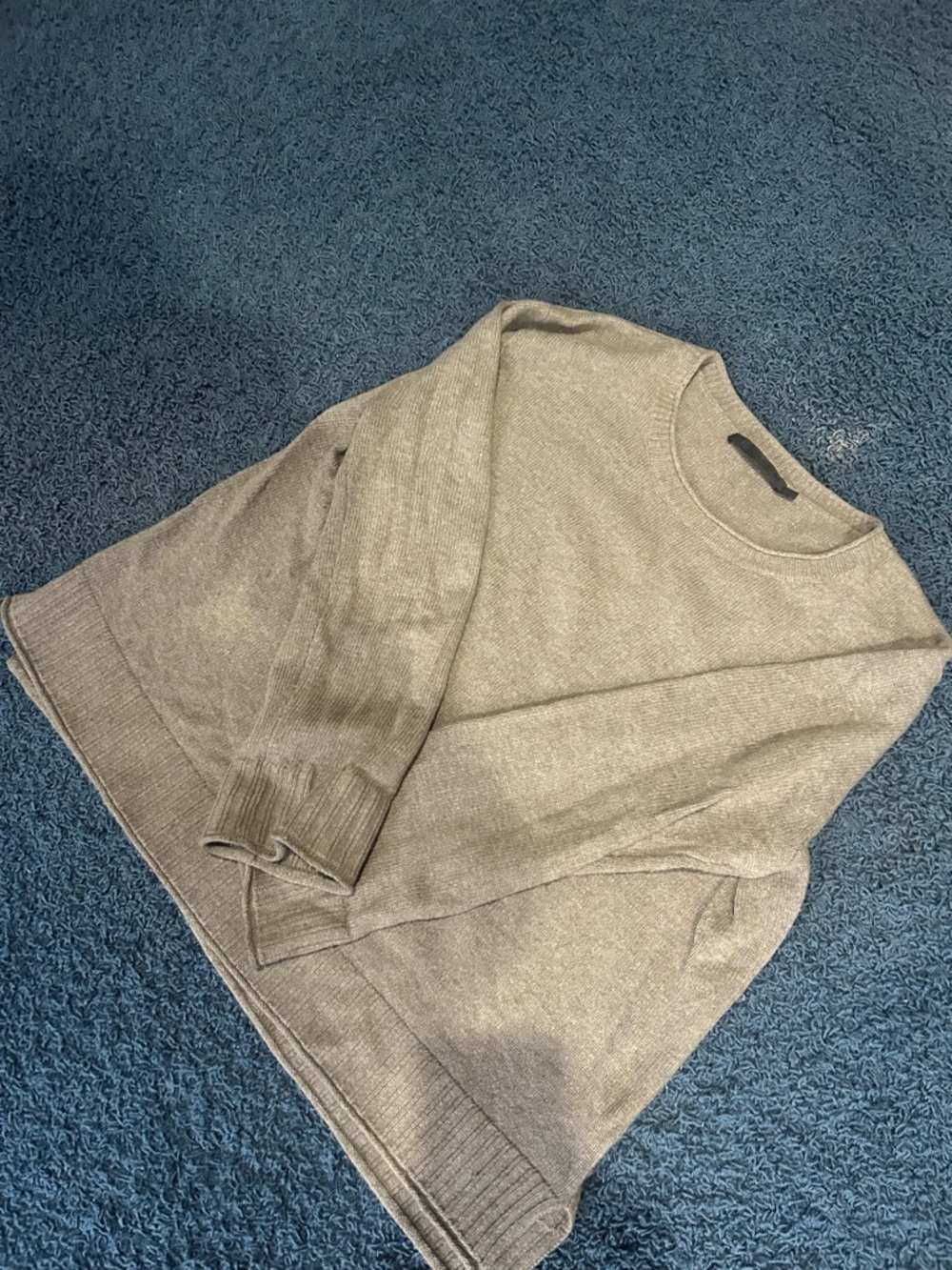 Classic women’s Jenny Jayne Crewneck Sweater in Light Taupe